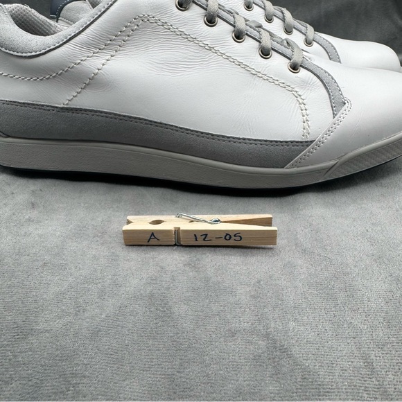 FootJoy Contour Casual Men’s Spikeless White Golf Shoes Size 10.5 Wide Like New - Picture 16 of 16